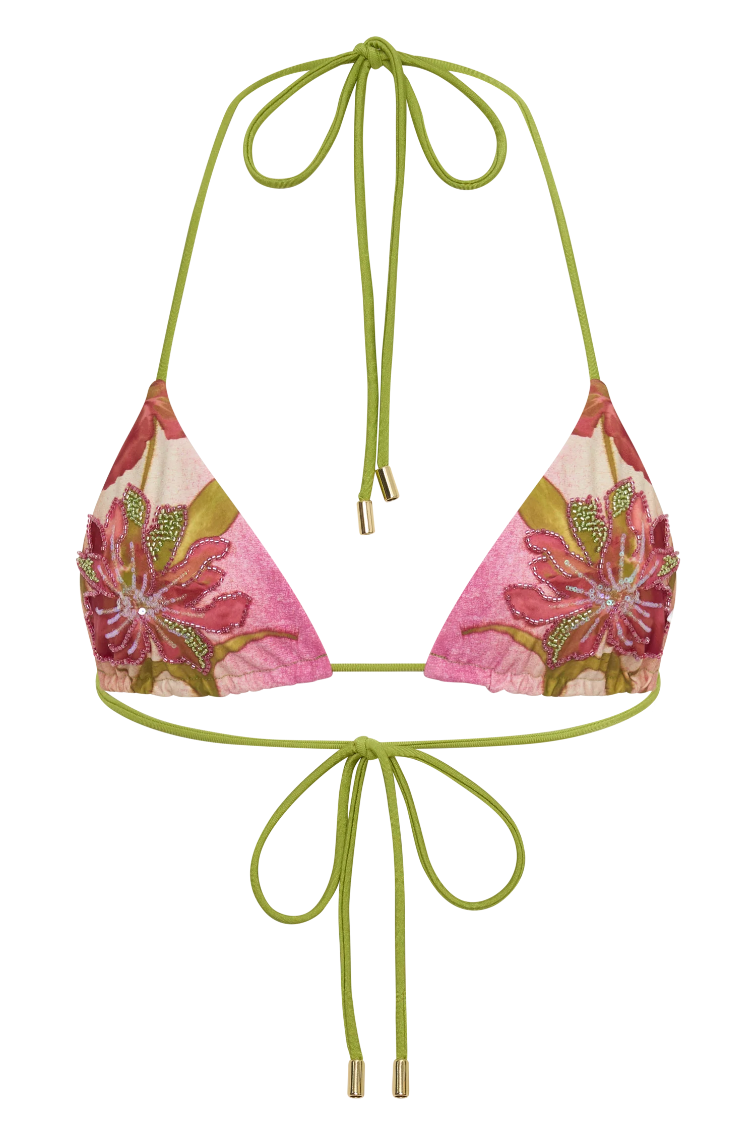 Blossom Classic Triangle Bikini Top - Camillea Flower Print - Image 14