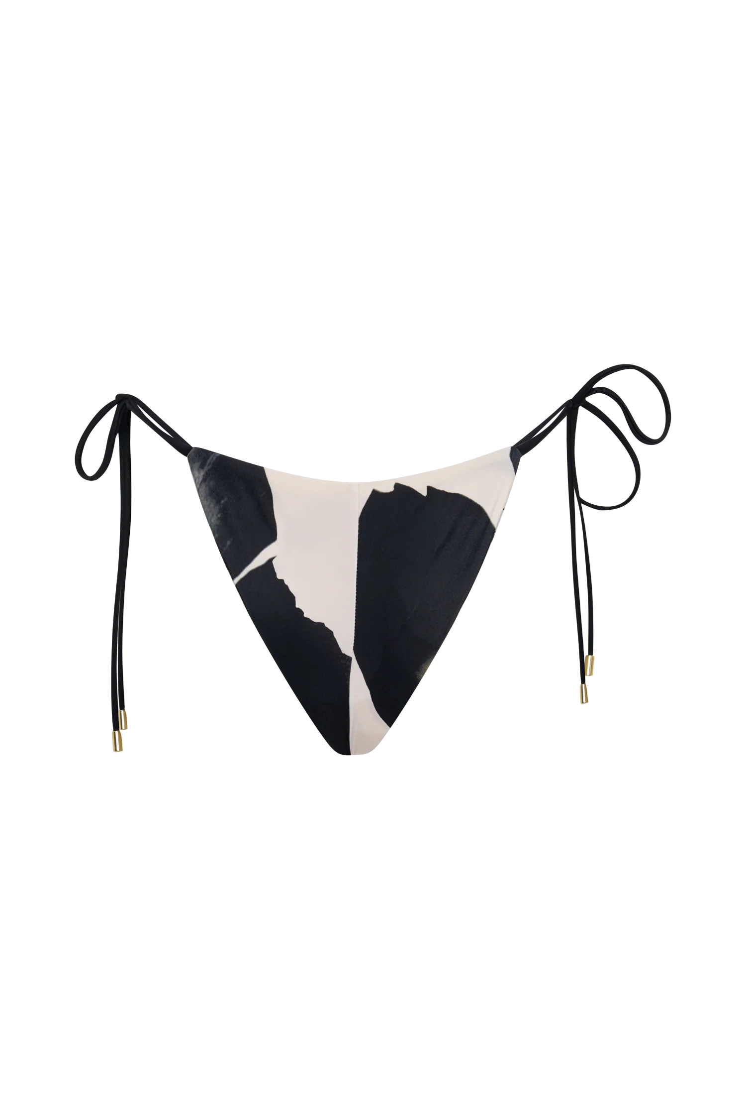 Blossom Side Tie Bikini Bottom - Ivory Oversized Floral Print - Image 8