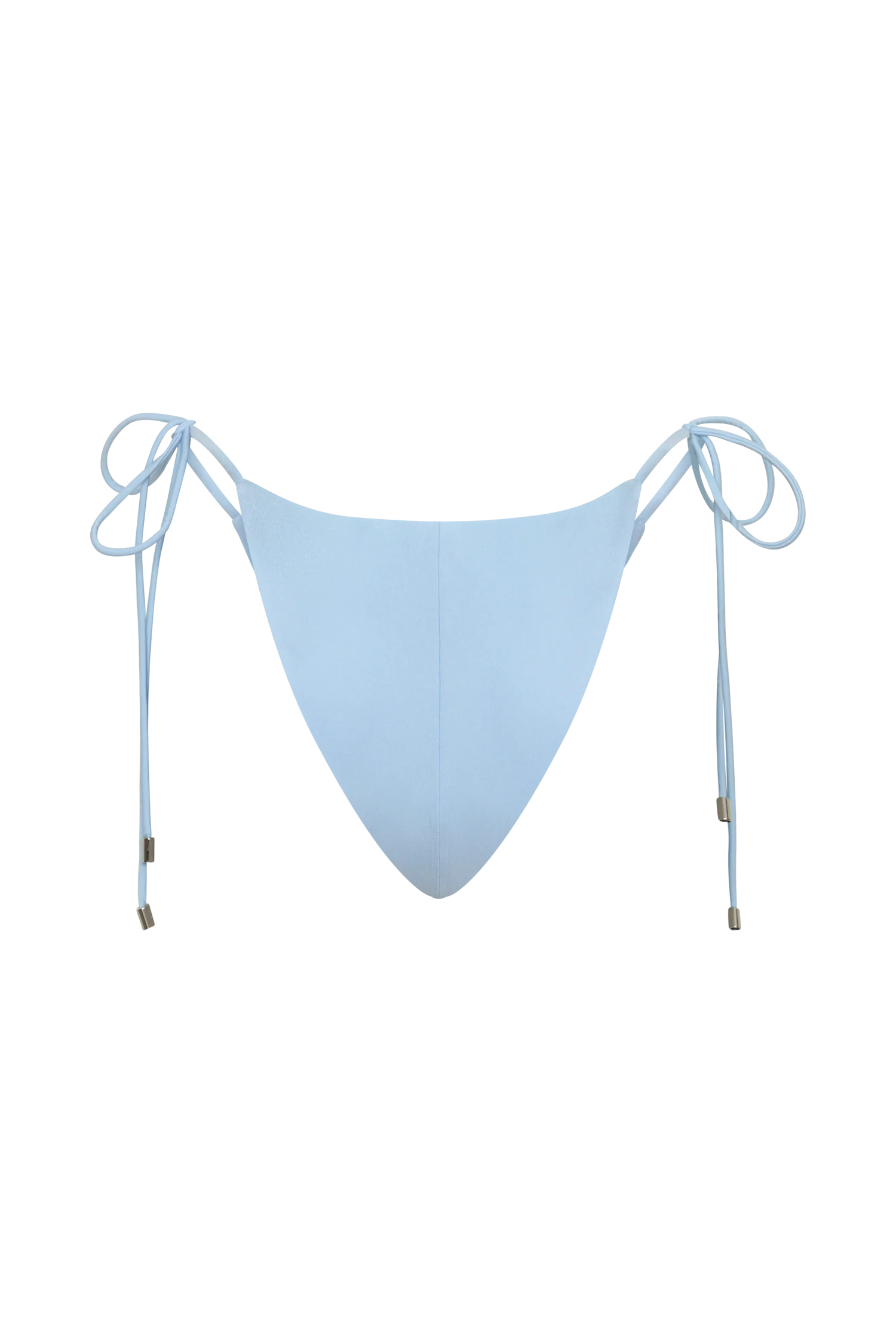 Blossom Side Tie Bikini Bottom - Pale Blue - Image 12