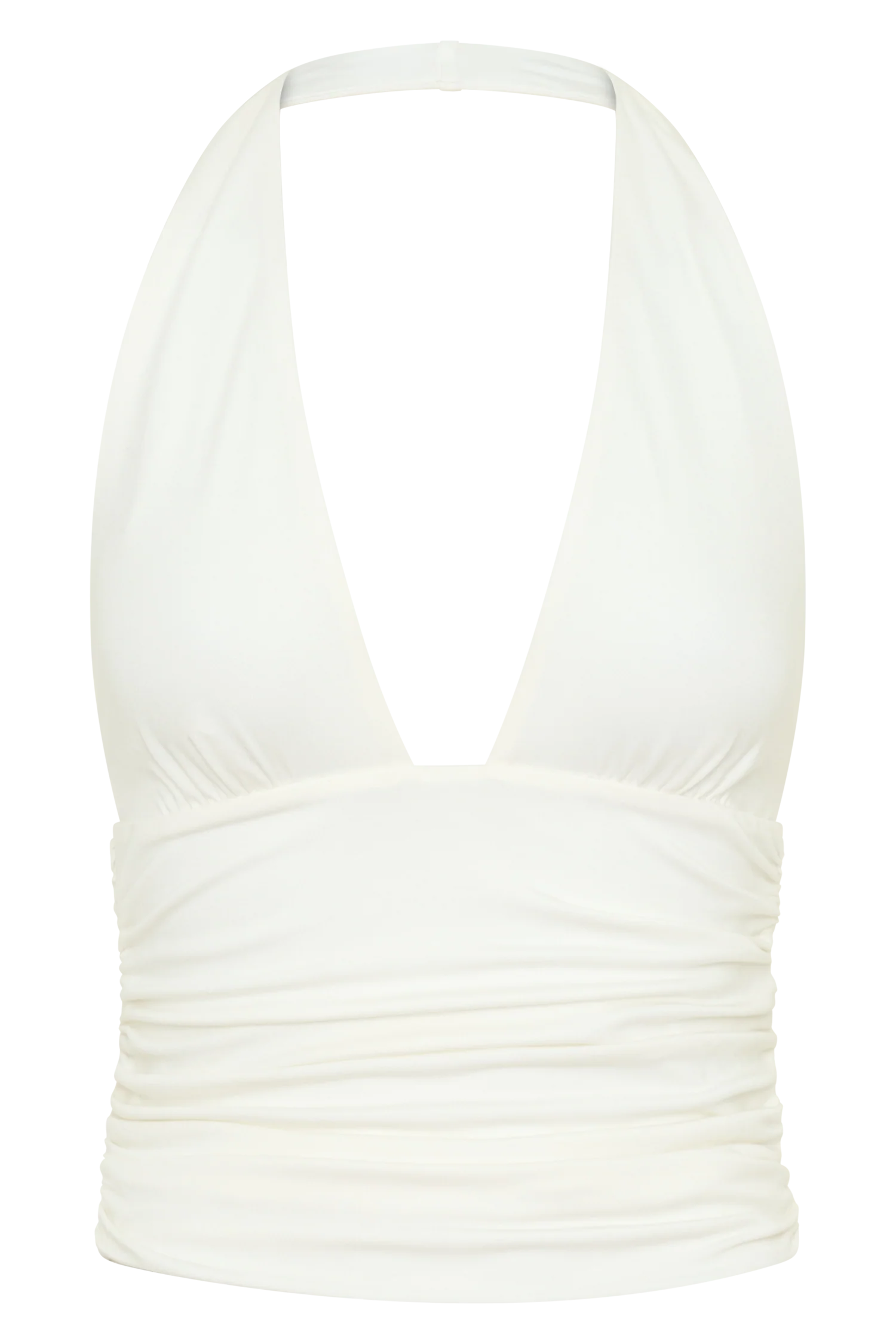 Peregrine Modal Gathered Halter Top - White - Image 11