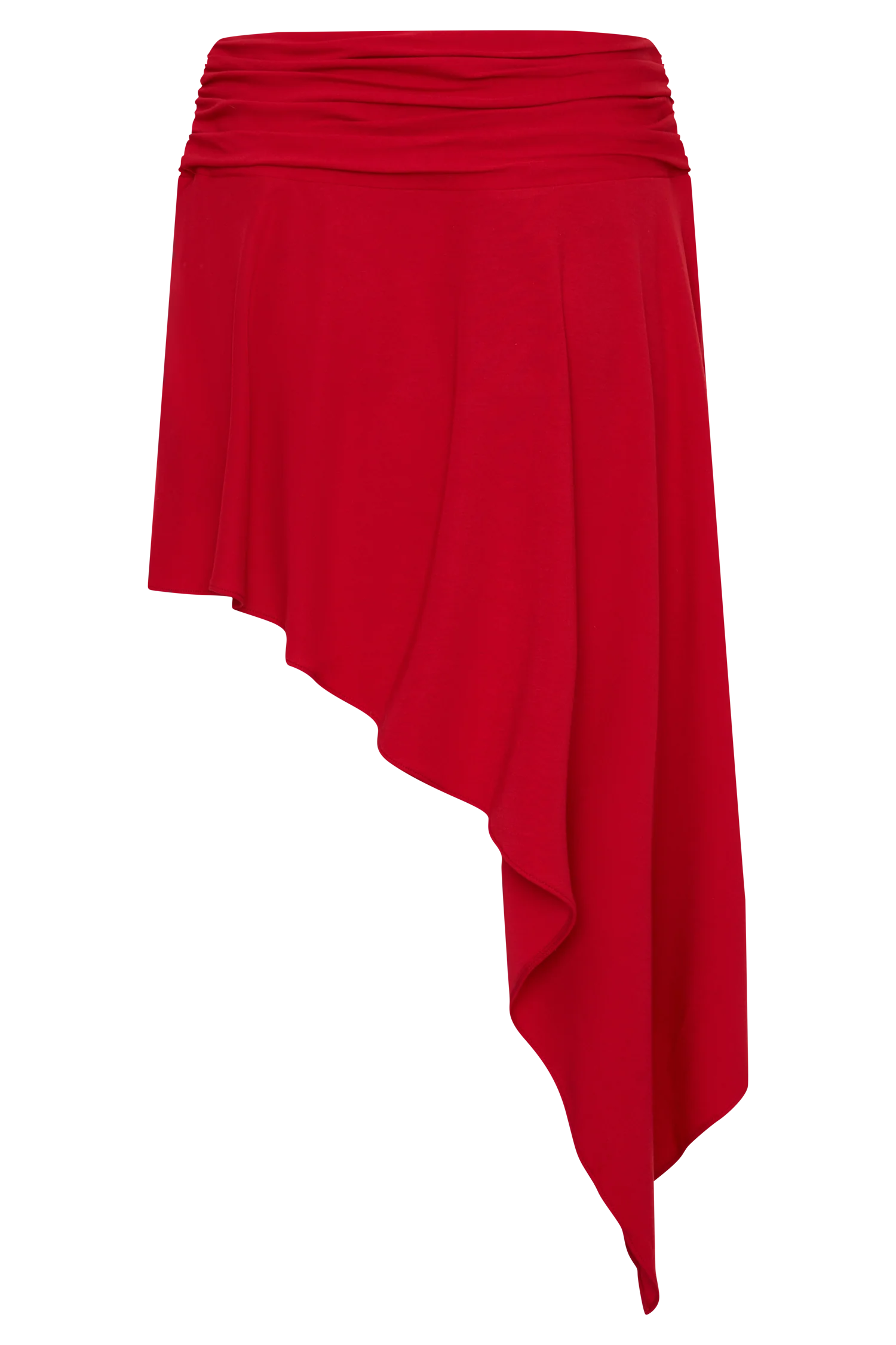 Talise Modal Hankie Midi Skirt - Red - Image 12
